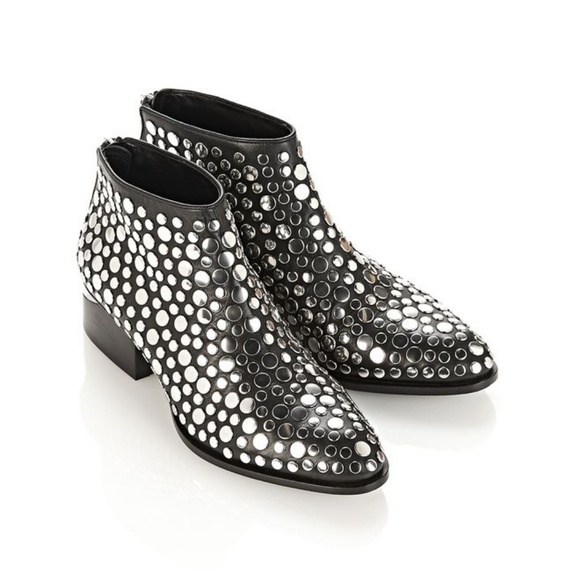 alexander wang studded booties